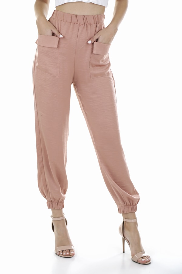 Miniatura: Calça Jogger - rosa